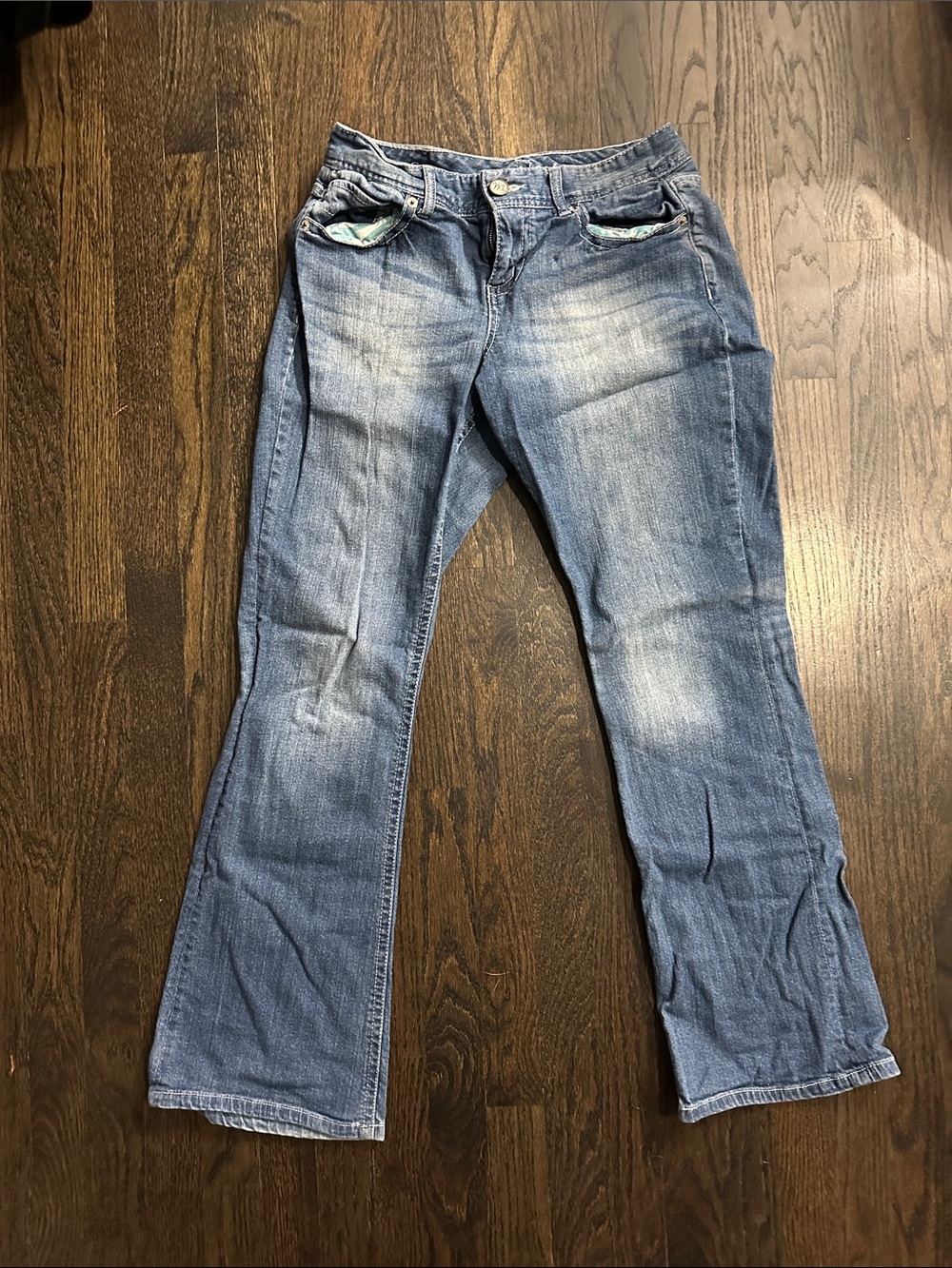 Maurice’s Women's Boot-Cut Denim Jeans in Faded Blue